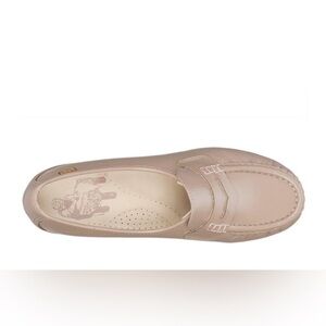 SAS Classic Slip On Beige LeatherLoafer